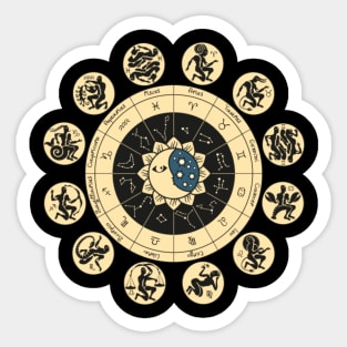 Astrology Sign Design Sticker